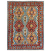 Hand-Knotted Multi Floral Oushak Area Rug – 4' 1" x 5' 9" ft (124 x 174 cm) | SKU: R39752