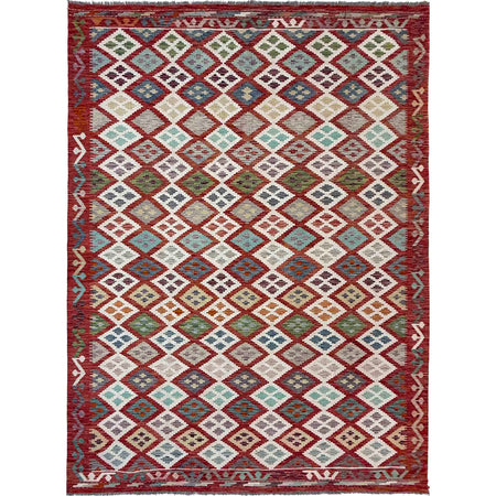 Handmade Vegetable Kilim – 6' 8" x 9' 7" ft (203 x 293 cm) | SKU: R39763