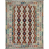 Handmade Turkish Design Wool Kilim – 6' 8" x 9' 7" ft (204 x 293 cm) | SKU: R39766