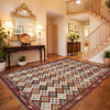 Colorful Flat-Weave Wool Kilim – 6' 9" x 9' 10" ft (205 x 300 cm) | SKU: R39768