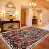 Colorful Flat-Weave Wool Kilim – 6' 7" x 9' 7" ft (200 x 293 cm) | SKU: R39769