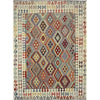 Handmade Vegetable Kilim – 7' 0" x 9' 11" ft (214 x 301 cm) | SKU: R39770