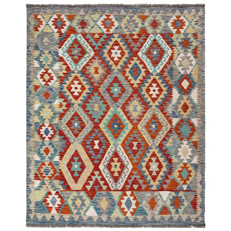 Hand Knotted Flatweave Kilim – 155 x 191 cm | SKU: R39818