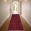 Hand-Knotted Red Floral Baluchi Runner – 2' 4" x 6' 3" ft (72 x 191 cm) | SKU: R39838