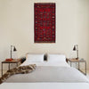 Baluchi Rug Handmade Red Prayer Design 3x5 ft