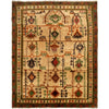 Kohistani Area Rug Handmade Beige Floral 5x8 ft