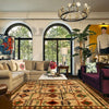 Kohistani Area Rug Handmade Beige Floral 5x8 ft