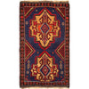 Baluchi Rug Handmade Multi Geometric 3x5 ft