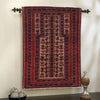 Baluchi Rug Handmade Beige Prayer Design 2x4 ft