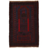 Baluchi Rug Handmade Blue Prayer Design 3x5 ft