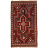Baluchi Rug Handmade Red Geometric 3x5 ft