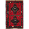 Baluchi Rug Handmade Multi Geometric 2x4 ft