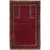 Baluchi Rug Handmade Multi Prayer Design 3x5 ft