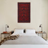 Baluchi Rug Handmade Red Prayer Design 3x5 ft