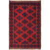 Baluchi Rug Handmade Red Floral 2x4 ft