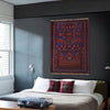 Baluchi Rug Handmade Blue Prayer Design 3x5 ft