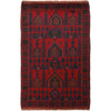 Baluchi Rug Handmade Red Prayer Design 3x5 ft