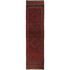 Mashwani Runner Rug Handmade Deep Red Geometric 8' Runner