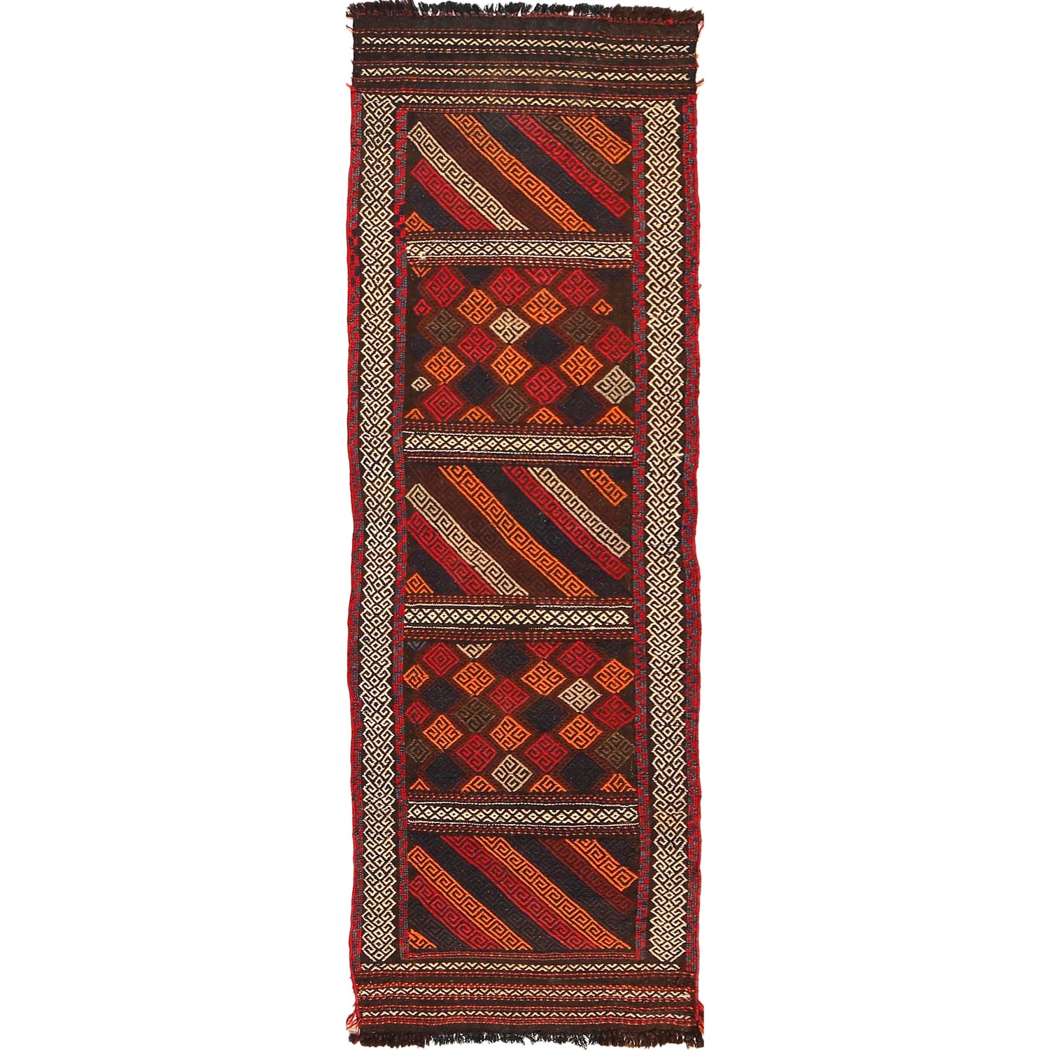 Suzuni Kilim Runner Handmade Multi 6' Runner