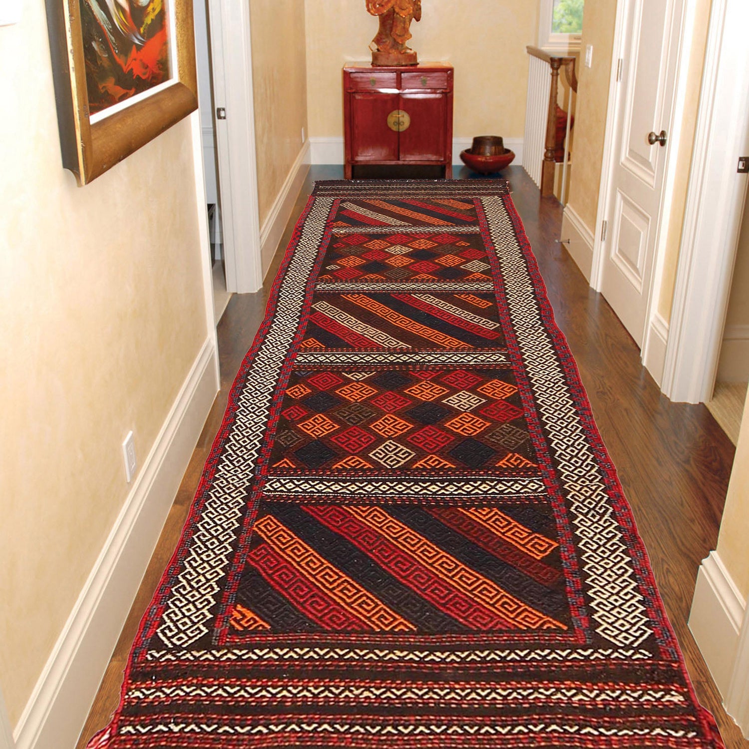 Suzuni Kilim Runner Handmade Multi 6' Runner