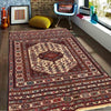 Maliki Kilim Area Rug Handmade Multi Floral 4x6 ft