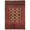 Maliki Kilim Area Rug Handmade Multi Floral 4x6 ft