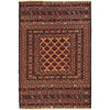 Maliki Kilim Area Rug Handmade Multi Floral 4x6 ft