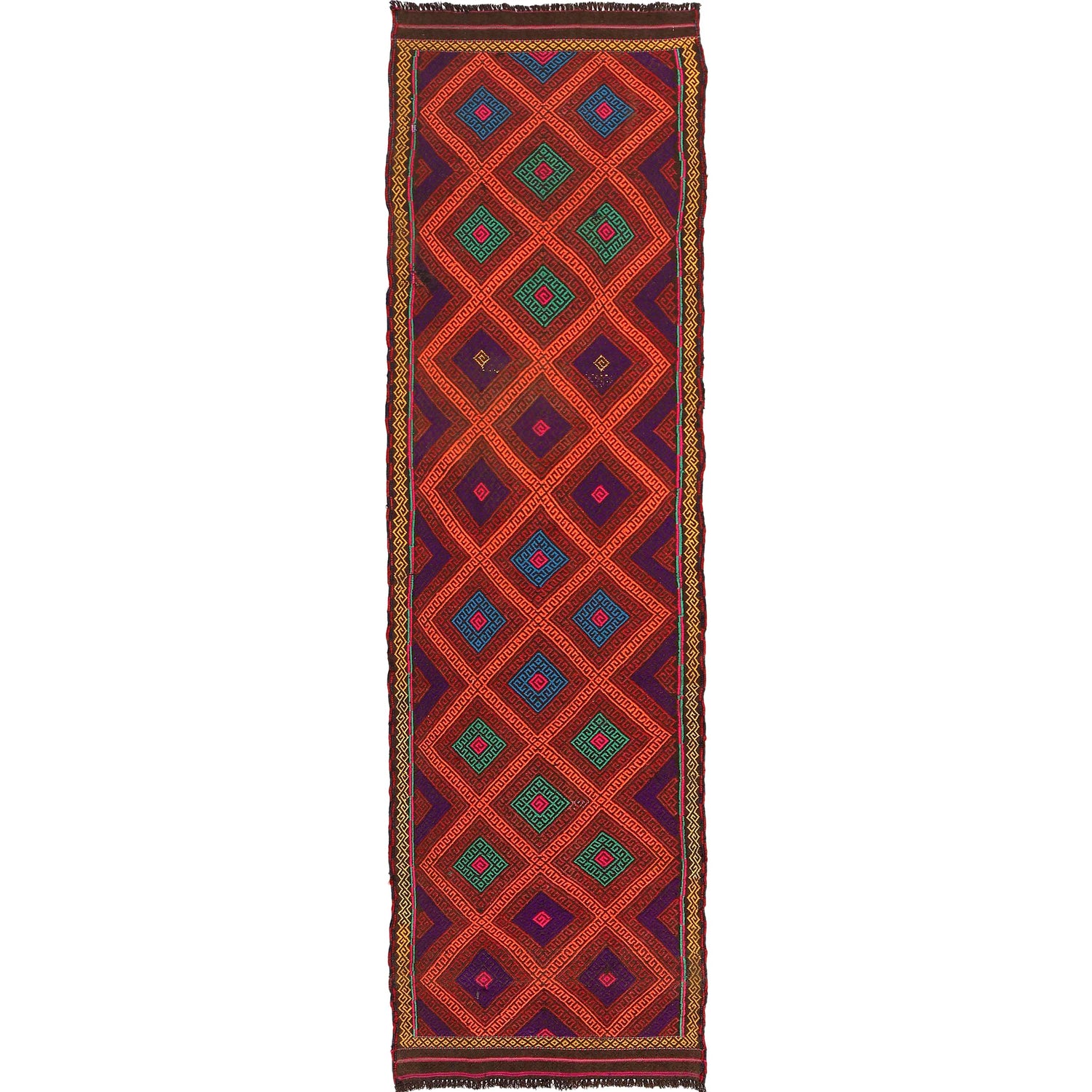 Suzuni Kilim Runner Handmade Multi 8' Runner