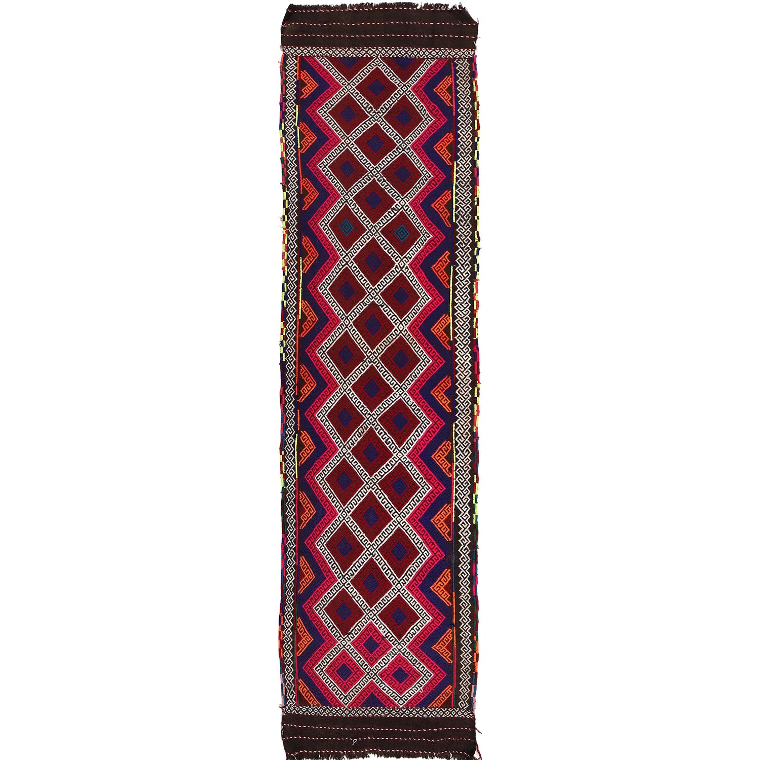 Suzuni Kilim Runner Handmade Multi 10' Runner