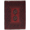 Handmade Wool Doormat Red Floral