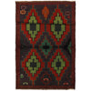 Baluchi Rug Handmade Multi Floral 4x6 ft