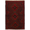 Baluchi Rug Handmade Red Geometric 4x6 ft