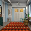 Baluchi Rug Handmade Brown Geometric 4x6 ft