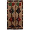 Baluchi Rug Handmade Tan Floral 4x6 ft