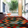 Baluchi Rug Handmade Multi Curvilinear 4x6 ft