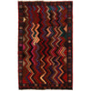 Baluchi Rug Handmade Multi Geometric 4x6 ft