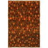 Baluchi Rug Handmade Orange Geometric 4x6 ft