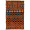 Baluchi Rug Handmade Light Brown Geometric 4x6 ft