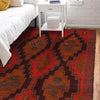 Baluchi Rug Handmade Red Geometric 4x6 ft