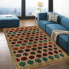 Baluchi Rug Handmade Tan Floral 4x6 ft