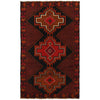 Baluchi Rug Handmade Red Geometric 4x6 ft