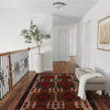Baluchi Rug Handmade Tan Geometric 4x6 ft