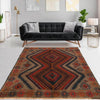 Baluchi Rug Handmade Tan Geometric 4x6 ft