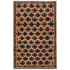 Baluchi Rug Handmade Tan Geometric 4x6 ft