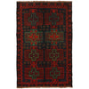 Baluchi Rug Handmade Multi Floral 4x6 ft