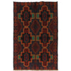 Baluchi Rug Handmade Multi Floral 4x6 ft