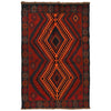 Baluchi Rug Handmade Red Geometric 4x6 ft