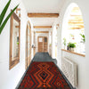 Baluchi Rug Handmade Red Geometric 4x6 ft