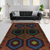 Baluchi Rug Handmade Light Brown Geometric 4x6 ft