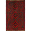 Baluchi Rug Handmade Red Geometric 4x6 ft